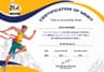 Bir-Billing VK Trail Run 5.5km (1,000m gain) certificate