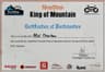 Shivalik King of Mountain, Morni Hills certificate