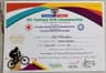 14th National MTB Championship, Pune certificate