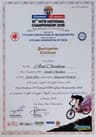 15th National MTB Championship, Pune certificate